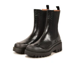 Pataugas AINOA CH/GR F4I NOIR -Mode Chaussure Magasin BOOTS FEMME AINOA CH GR F4I NOIR 628454 850 5