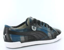 Puma Puma Corsica Plaid NOIR/BLEU -Mode Chaussure Magasin CORSICAPLAID NRBL03