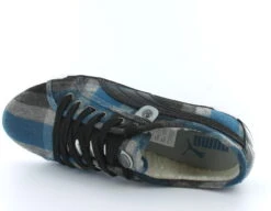 Puma Puma Corsica Plaid NOIR/BLEU -Mode Chaussure Magasin CORSICAPLAID NRBL04