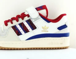 Adidas Adidas Forum 84 Low Beige Rouge Bleu -Mode Chaussure Magasin adidas forum low beige rouge bleu03