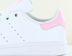 Adidas Adidas Stan Smith J Blanc Rose Coeur -Mode Chaussure Magasin adidas stan smith j blanc rose coeur 03