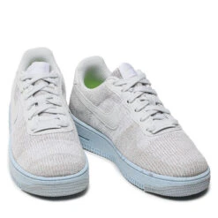 Chaussures Nike AF1 Crater Flyknit (GS) DH3375 101 White/Photon Dust -Mode Chaussure Magasin chaussures nike af1 crater flyknit gs dh3375 101 white photon dust 4