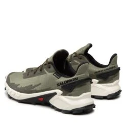 Chaussures Salomon Alphacross 4 Gtx GORE-TEX 417230 26 V0 Deep Lichen Green/Vanilla Ice/Olive Night -Mode Chaussure Magasin chaussures salomon alphacross 4 gtx gore tex 417230 26 v0 deep lichen green vanilla ice olive night 2