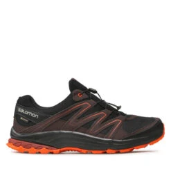Chaussures Salomon Sollia Gtx GORE-TEX 412318 31 V0 Black/Chocolate Plum/Red Orange -Mode Chaussure Magasin chaussures salomon sollia gtx gore tex 412318 31 v0 black chocolate plum red orange 1
