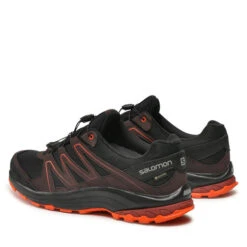 Chaussures Salomon Sollia Gtx GORE-TEX 412318 31 V0 Black/Chocolate Plum/Red Orange -Mode Chaussure Magasin chaussures salomon sollia gtx gore tex 412318 31 v0 black chocolate plum red orange 2