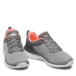 Chaussures Skechers Quick Path 12607/GYCL Gray/Coral -Mode Chaussure Magasin chaussures skechers quick path 12607 gycl gray coral 4