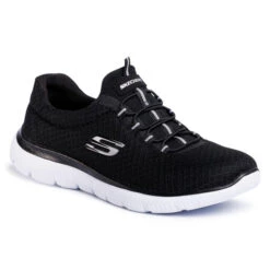 Chaussures Skechers Summits 12980/BKW Black/White