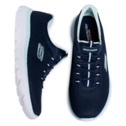 Chaussures Skechers Summits 12980/NVAQ Navy/Aqua -Mode Chaussure Magasin chaussures skechers summits 12980 nvaq navy aqua 4