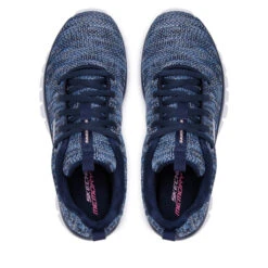 Chaussures Skechers Twisted Fortune 12614/NVBL Navy/Blue -Mode Chaussure Magasin chaussures skechers twisted fortune 12614 nvbl navy blue 4