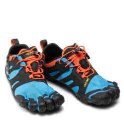 Chaussures Vibram Fivefingers V-Trail 2.0 19M7603 Blue/Orange/Black -Mode Chaussure Magasin chaussures vibram fivefingers v trail 2 0 19m7603 blue orange black 4
