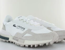 Lacoste Lacoste Elite Active Blanc Beige Vert -Mode Chaussure Magasin lacoste elite active blanc beige04