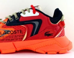 Lacoste Lacoste L003 NEO Orange Fluo Bleu -Mode Chaussure Magasin lacoste l003 neo orange fluo bleu03