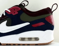 Nike Nike Air Max 90 Futura Bleu Blanc Bordeaux Kaki -Mode Chaussure Magasin nike air max 90 futura bleu blanc bordeaux kaki03