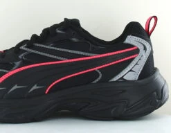 Puma Puma Morphic Reflective Noir Orange Fluo Argent -Mode Chaussure Magasin puma morphic reflective noir ora03