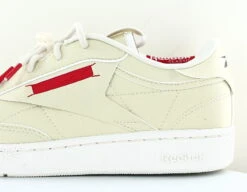 Reebok Reebok Club C 85 Vegan Milk Beige Rouge -Mode Chaussure Magasin reebok club c 85 vegan milk beig03