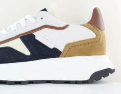 Schmoove Schmoove Fire Runner Blanc Bleu Marine Camel -Mode Chaussure Magasin schmoove fire runner blanc jable03