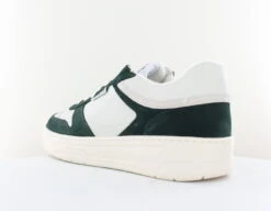 Schmoove Schmoove Smatch Sneaker Beige Vert Sapin -Mode Chaussure Magasin schmoove smatch sneaker cedre02