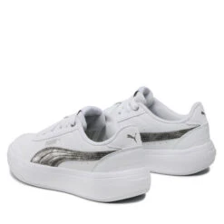 Sneakers Puma Tori Raw Metallics 384599 01 Puma White/Puma Silver -Mode Chaussure Magasin sneakers puma tori raw metallics 384599 01 puma white puma silver 2