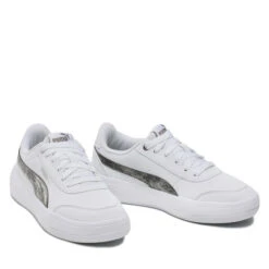 Sneakers Puma Tori Raw Metallics 384599 01 Puma White/Puma Silver -Mode Chaussure Magasin sneakers puma tori raw metallics 384599 01 puma white puma silver 4
