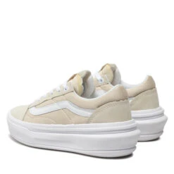 Sneakers Vans Old Skool Overt VN0A7Q5E1NF1 Sand/White -Mode Chaussure Magasin sneakers vans old skool overt vn0a7q5e1nf1 sand white 2