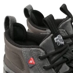 Sneakers Vans Sk8-Hi Del Pat VN0A5JMNPBQ1 Pewter/Black -Mode Chaussure Magasin sneakers vans sk8 hi del pat vn0a5jmnpbq1 pewter black 4