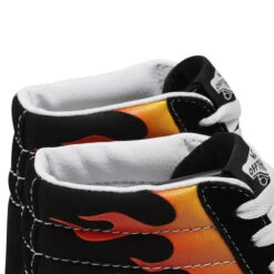 Sneakers Vans Sk8-Hi Reissue VN0A2XSBPHN1 (Flame) Black/Black/Tr Wht -Mode Chaussure Magasin sneakers vans sk8 hi reissue vn0a2xsbphn1 flame black black tr wht 5