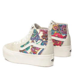 Sneakers Vans Sk8-Hi Tapered VN0A7Q5PDJR1 Paisley Bloom Turtledove -Mode Chaussure Magasin sneakers vans sk8 hi tapered vn0a7q5pdjr1 paisley bloom turtledove 2