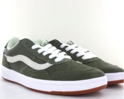 Vans Vans Cruze Staple Too Cc Vert Kaki Blanc Gomme -Mode Chaussure Magasin vans cruze staple too cc vert ka04 0 scaled