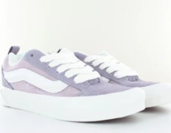 Vans Vans Knu Skool Mauve Beige Rose -Mode Chaussure Magasin vans knu skool mauve blanc04