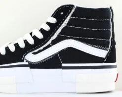 Vans Vans Sk8 Hi Reconstruct Noir Blanc -Mode Chaussure Magasin vans sk8 hi reconst noir blanc03