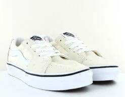 Vans Vans Sk8 Low Beige Blanc -Mode Chaussure Magasin vans sk8 low beige blanc04